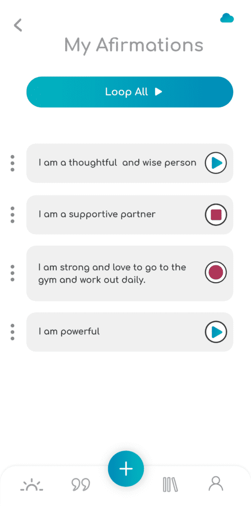 Selfpause app - Visualize