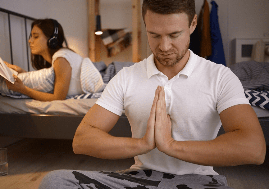 Dealing with distractions while meditating