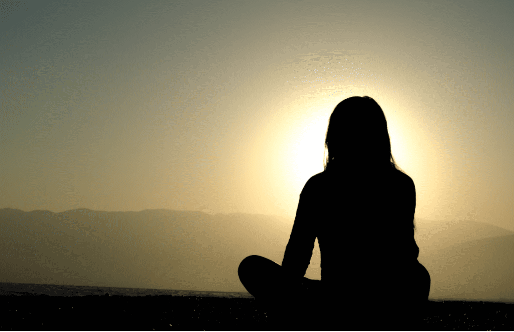 How can affirmations help in meditation for anxiety