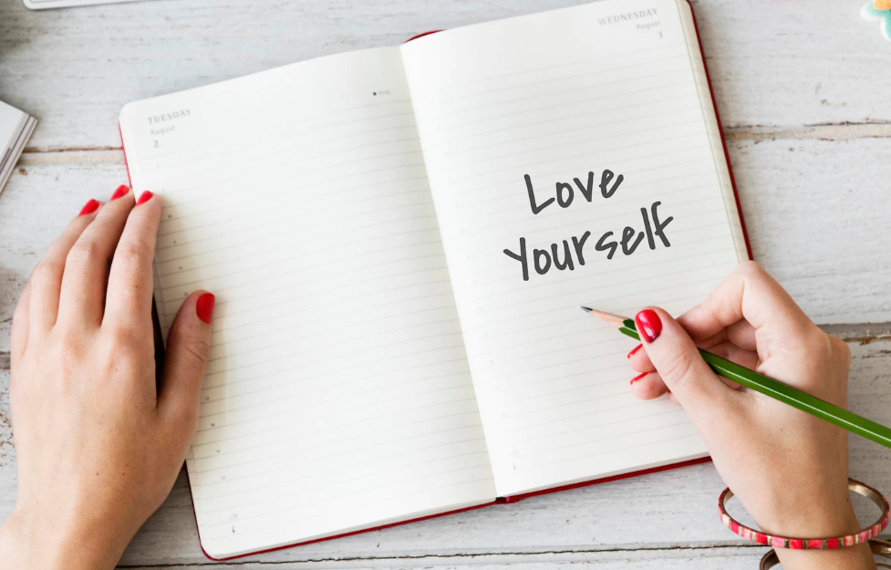 Write down your perfect self-care day